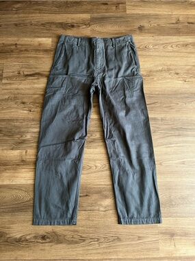 Yeezy Gap Sateen Cargo Pants Dark Green Size 36